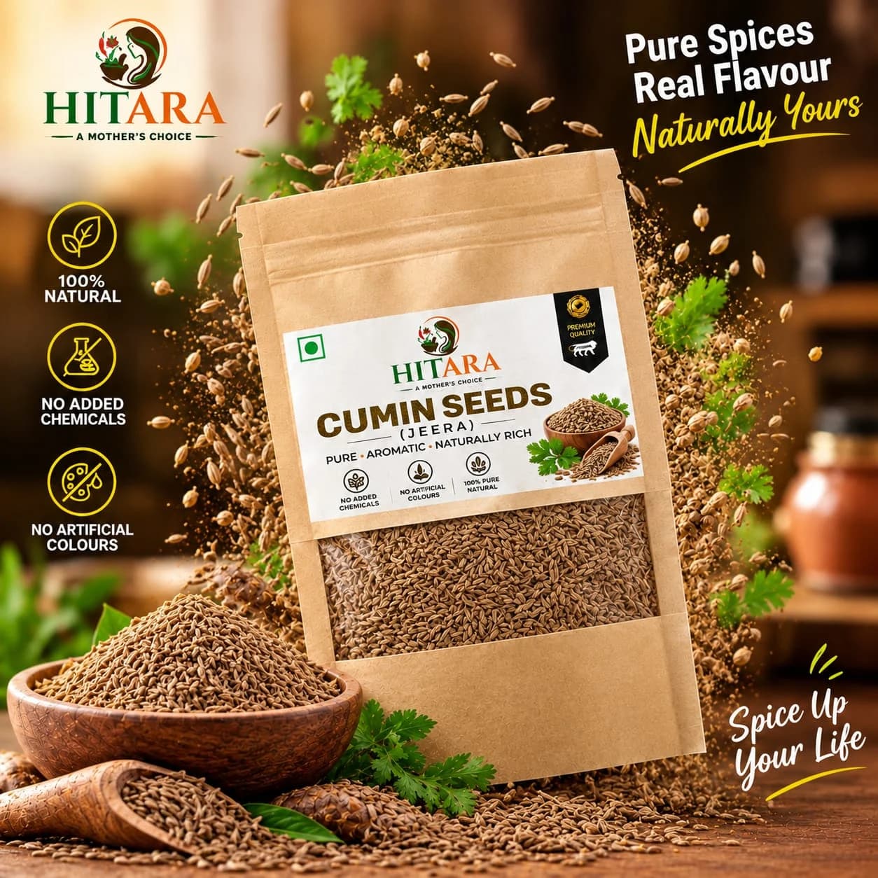 Cumin Seeds (Jeera) - HITARA Everyday 100g Combo